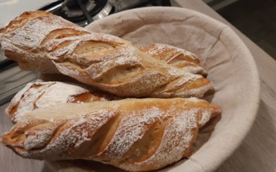 French baguettes recipe by Murielle Mollie