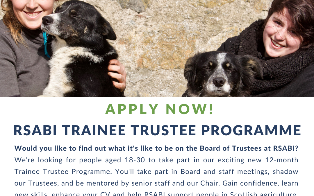 Agricultural Charity launches Trainee Trustee programme