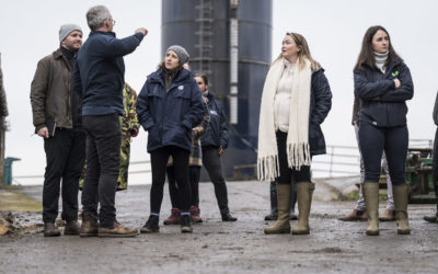 Cabinet Secretary visit highlights opportunities and challenges on South Ayrshire Monitor Farm