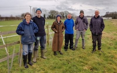 TB talk and hedgerow planting