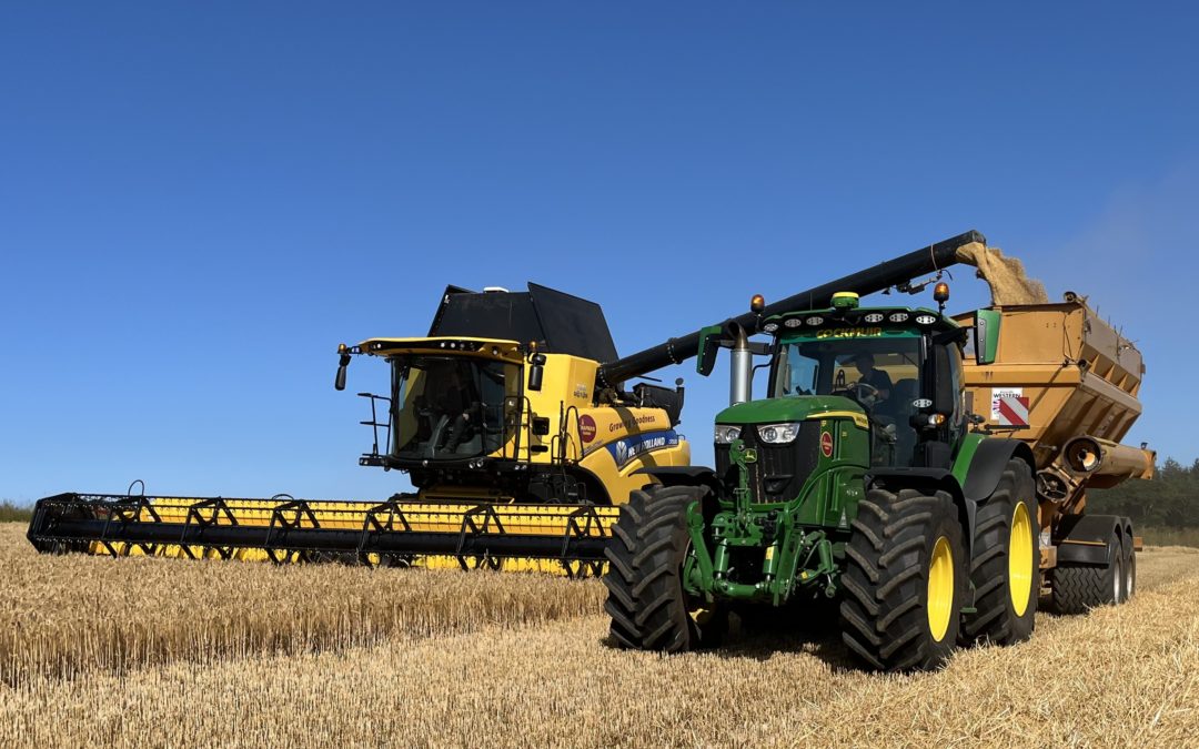 Egg producer’s combines start rolling for harvest 2025